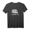 Camping Life mit Vintage Camper & Baum T-Shirt – Lustiges Outdoor-Shirt für Camper, Natur- und Wildnisliebhaber