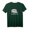 Camping Life mit Vintage Camper & Baum T-Shirt – Lustiges Outdoor-Shirt für Camper, Natur- und Wildnisliebhaber