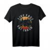 Live Fast Eat Trash Funny Vintage Waschbär Camping T-Shirt – Lustiges Geschenk für Natur- und Tierliebhaber, Geburtstags- und Weihnachtsgeschenk