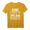 Camping Wohnmobil T-Shirt mit 'Home is where the Stellplatz is' Motiv – Perfektes Outfit für Camping-Fans und Wohnmobil-Liebhaber
