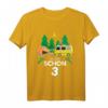 Kinder 3 Jahre Geburtstag T-Shirt mit Wohnmobil & Zelt Design – Lustiges Camping Shirt für kleine Abenteurer und Geburtstagskinder