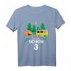 Kinder 3 Jahre Geburtstag T-Shirt mit Wohnmobil & Zelt Design – Lustiges Camping Shirt für kleine Abenteurer und Geburtstagskinder