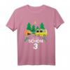 Kinder 3 Jahre Geburtstag T-Shirt mit Wohnmobil & Zelt Design – Lustiges Camping Shirt für kleine Abenteurer und Geburtstagskinder