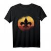40 Geburtstag Pfadfinder T-Shirt mit Lilie auf Retro Sonne - Vintage Design für Gruppenstunde & Zeltlager