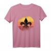 40 Geburtstag Pfadfinder T-Shirt mit Lilie auf Retro Sonne - Vintage Design für Gruppenstunde & Zeltlager