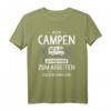 Lustiges Camping T-Shirt - Zum Campen geboren, zum Arbeiten gezwungen - Perfekt für Camper, Naturfreunde und Outdoor-Enthusiasten