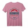 Redwood US National Park California Wandern Camping T-Shirt - Klassisch geschnitten, doppelt genähter Saum für Outdoor-Abenteuer