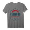 Redwood US National Park California Wandern Camping T-Shirt - Klassisch geschnitten, doppelt genähter Saum für Outdoor-Abenteuer