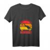 Damen T-Shirt mit Spruch 'Ich Brauche Keine Therapie Ich Muss Nur Zum Bodensee' - V-Ausschnitt, Camping & Segler Design