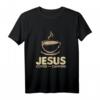 Jesus Kaffee Camping T-Shirt – Perfektes Geschenk für Outdoor- und Naturfans zu Weihnachten, Vatertag & Geburtstag