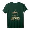 Jesus Kaffee Camping T-Shirt – Perfektes Geschenk für Outdoor- und Naturfans zu Weihnachten, Vatertag & Geburtstag
