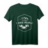Ich hasse Menschen - Sarkastisches Camping T-Shirt für Natur- und Introvertierte Freunde, Ideal als Geschenk zu Geburtstag, Weihnachten, Valentinstag und mehr