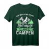 Camper Zelt T-Shirt - Ich brauch keine Therapie ich muss nur Campen - Perfektes Geschenk für Campingfans und Outdoor-Abenteurer