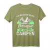 Camper Zelt T-Shirt - Ich brauch keine Therapie ich muss nur Campen - Perfektes Geschenk für Campingfans und Outdoor-Abenteurer