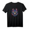 Buntes Tier- und Camping T-Shirt für Natur- und Outdoor-Liebhaber – Künstlerische Designs mit Wolf, Hund, Pinguin & Faultier