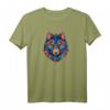 Buntes Tier- und Camping T-Shirt für Natur- und Outdoor-Liebhaber – Künstlerische Designs mit Wolf, Hund, Pinguin & Faultier
