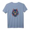 Buntes Tier- und Camping T-Shirt für Natur- und Outdoor-Liebhaber – Künstlerische Designs mit Wolf, Hund, Pinguin & Faultier
