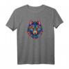 Buntes Tier- und Camping T-Shirt für Natur- und Outdoor-Liebhaber – Künstlerische Designs mit Wolf, Hund, Pinguin & Faultier