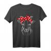 Damen Ziegen-Bandana Tierliebhaber T-Shirt – Stylisches Tiermuster, perfektes Geschenk zu Weihnachten & Geburtstag