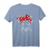 Damen Ziegen-Bandana Tierliebhaber T-Shirt – Stylisches Tiermuster, perfektes Geschenk zu Weihnachten & Geburtstag