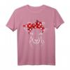 Damen Ziegen-Bandana Tierliebhaber T-Shirt – Stylisches Tiermuster, perfektes Geschenk zu Weihnachten & Geburtstag