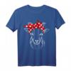 Damen Ziegen-Bandana Tierliebhaber T-Shirt – Stylisches Tiermuster, perfektes Geschenk zu Weihnachten & Geburtstag