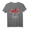 Damen Ziegen-Bandana Tierliebhaber T-Shirt – Stylisches Tiermuster, perfektes Geschenk zu Weihnachten & Geburtstag