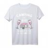 Camping Sekt Wohnwagen Camper T-Shirt für Damen - Lustiges Spruch Outfit für Camperinnen und Sekttrinkerinnen