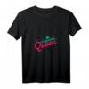 Damen Camping Queen - Lustiges Camper T-Shirt mit V-Ausschnitt für Frauen, perfekt als Geschenk für Campingurlaub, Wohnwagen und Wohnmobil-Fans