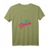 Damen Camping Queen - Lustiges Camper T-Shirt mit V-Ausschnitt für Frauen, perfekt als Geschenk für Campingurlaub, Wohnwagen und Wohnmobil-Fans