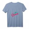 Damen Camping Queen - Lustiges Camper T-Shirt mit V-Ausschnitt für Frauen, perfekt als Geschenk für Campingurlaub, Wohnwagen und Wohnmobil-Fans