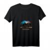 Damen Oregon USA Black Bear Wildlife Hiking Trail Camping Souvenir T-Shirt mit V-Ausschnitt – Perfektes Geschenk für Naturliebhaberinnen & Wanderfans
