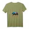 Damen Oregon USA Black Bear Wildlife Hiking Trail Camping Souvenir T-Shirt mit V-Ausschnitt – Perfektes Geschenk für Naturliebhaberinnen & Wanderfans