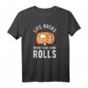 Camping T-Shirt zum HapKoala - Klassisch geschnitten, doppelt genähter Saum, perfektes Geschenk für Outdoor- und Campingfans