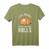 Camping T-Shirt zum HapKoala - Klassisch geschnitten, doppelt genähter Saum, perfektes Geschenk für Outdoor- und Campingfans