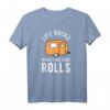 Camping T-Shirt zum HapKoala - Klassisch geschnitten, doppelt genähter Saum, perfektes Geschenk für Outdoor- und Campingfans