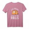 Camping T-Shirt zum HapKoala - Klassisch geschnitten, doppelt genähter Saum, perfektes Geschenk für Outdoor- und Campingfans