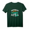 Happiness is Camping with My Dog T-Shirt – Perfektes Geschenk für Wohnmobilfahrer, Hundeliebhaber & Campingfans zu Weihnachten, Geburtstag & Rente