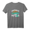 Happiness is Camping with My Dog T-Shirt – Perfektes Geschenk für Wohnmobilfahrer, Hundeliebhaber & Campingfans zu Weihnachten, Geburtstag & Rente