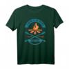 Camping Is The Answer Lagerfeuer Grillen Urlaub T-Shirt – Perfektes Geschenk für Camper, Outdoor-Fans & Naturliebhaber zum Geburtstag, Weihnachten & Ruhestand