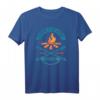 Camping Is The Answer Lagerfeuer Grillen Urlaub T-Shirt – Perfektes Geschenk für Camper, Outdoor-Fans & Naturliebhaber zum Geburtstag, Weihnachten & Ruhestand