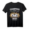 Lustiges Camping T-Shirt mit Spruch für Bierliebhaber & Outdoor-Fans – Perfekt für Camping, Wandern & Lagerfeuerabende