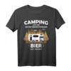 Lustiges Camping T-Shirt mit Spruch für Bierliebhaber & Outdoor-Fans – Perfekt für Camping, Wandern & Lagerfeuerabende