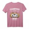 Lustiges Camping T-Shirt mit Spruch für Bierliebhaber & Outdoor-Fans – Perfekt für Camping, Wandern & Lagerfeuerabende