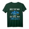 Camper Spruch T-Shirt - Der tut doch nix, der will nur campen | Lustiges Geschenk für Zeltliebhaber & Naturfreunde