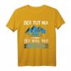 Camper Spruch T-Shirt - Der tut doch nix, der will nur campen | Lustiges Geschenk für Zeltliebhaber & Naturfreunde