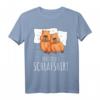 Offizielles Capybara Schlafshirt – Süßer Schlafanzug für Tierliebhaber, Morgenmuffel & Schläfer, Perfekt als Geschenk für Familie & Freunde
