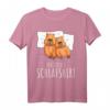 Offizielles Capybara Schlafshirt – Süßer Schlafanzug für Tierliebhaber, Morgenmuffel & Schläfer, Perfekt als Geschenk für Familie & Freunde