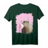 Pink T-Shirt mit Capybara Kaugummi und Brille - Lustiges Tiermotiv für Tierliebhaber und Fans