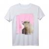 Pink T-Shirt mit Capybara Kaugummi und Brille - Lustiges Tiermotiv für Tierliebhaber und Fans